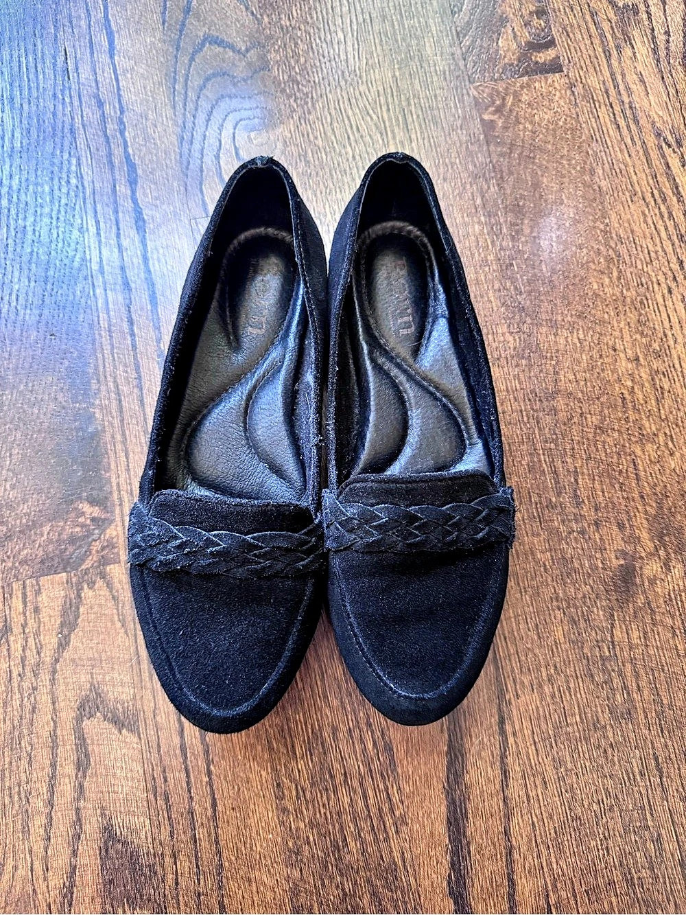 Born Black Braided Flats